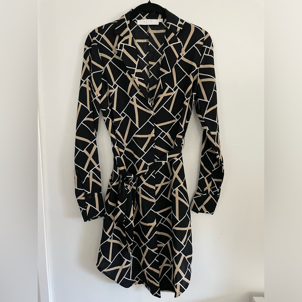 ASTR the Label Printed Shirt Dress